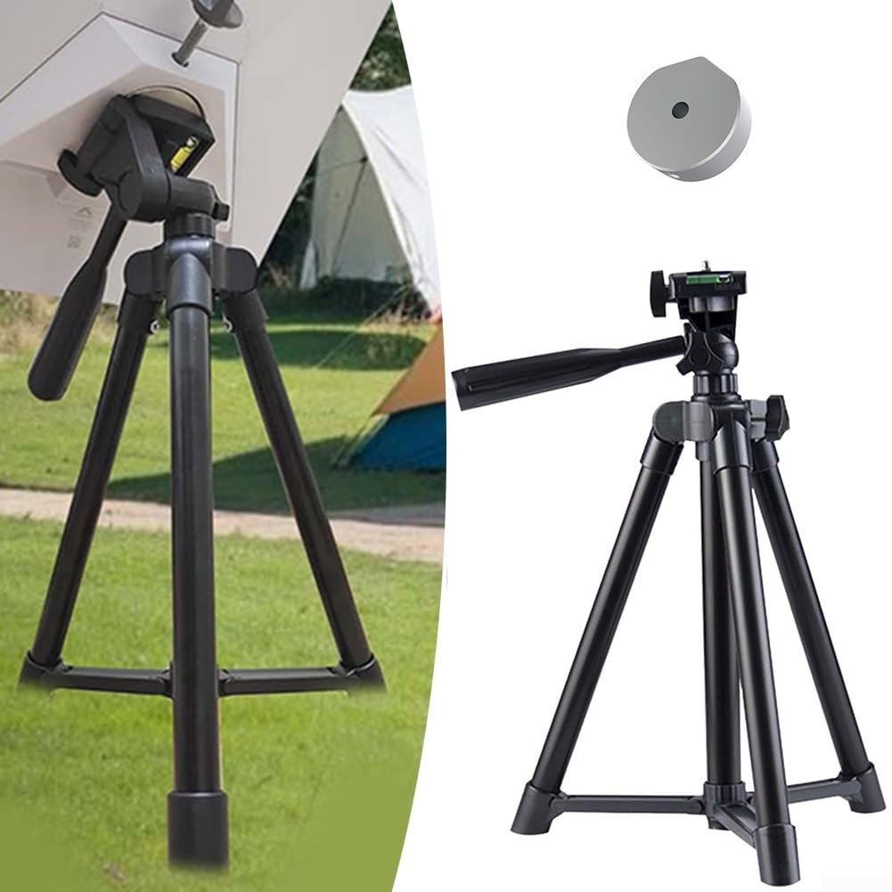 Trépied pliable portable réglable en hauteur en acier lourd pour mini adaptateur de trépied Starlink, pour Mini pour plat, 6,35 mm
