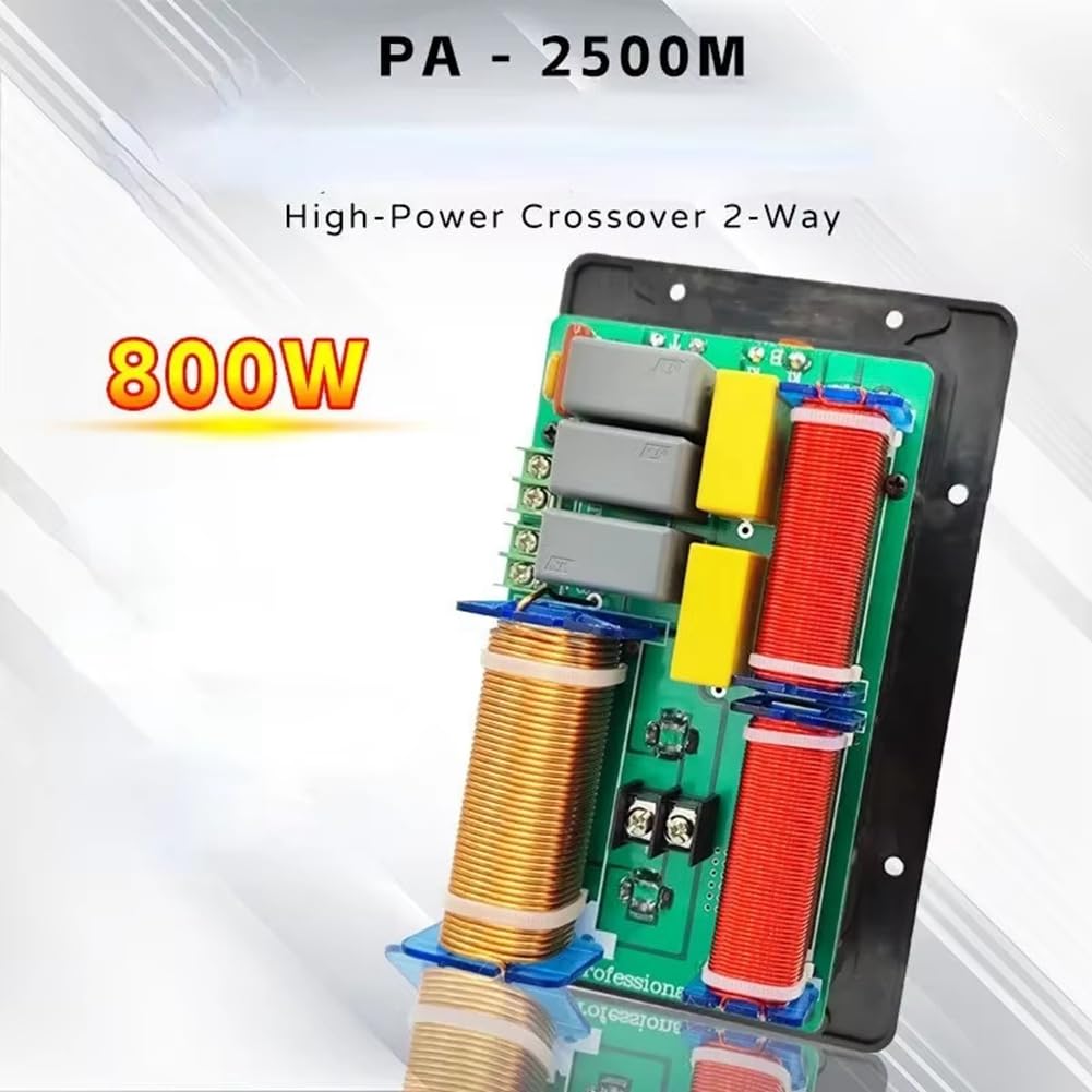 800W 2 Voies Vidéo Home Sound Stéréo Filtre HiFi Treble Fréquence Diviseur Diviseur Dis Haut en Haut