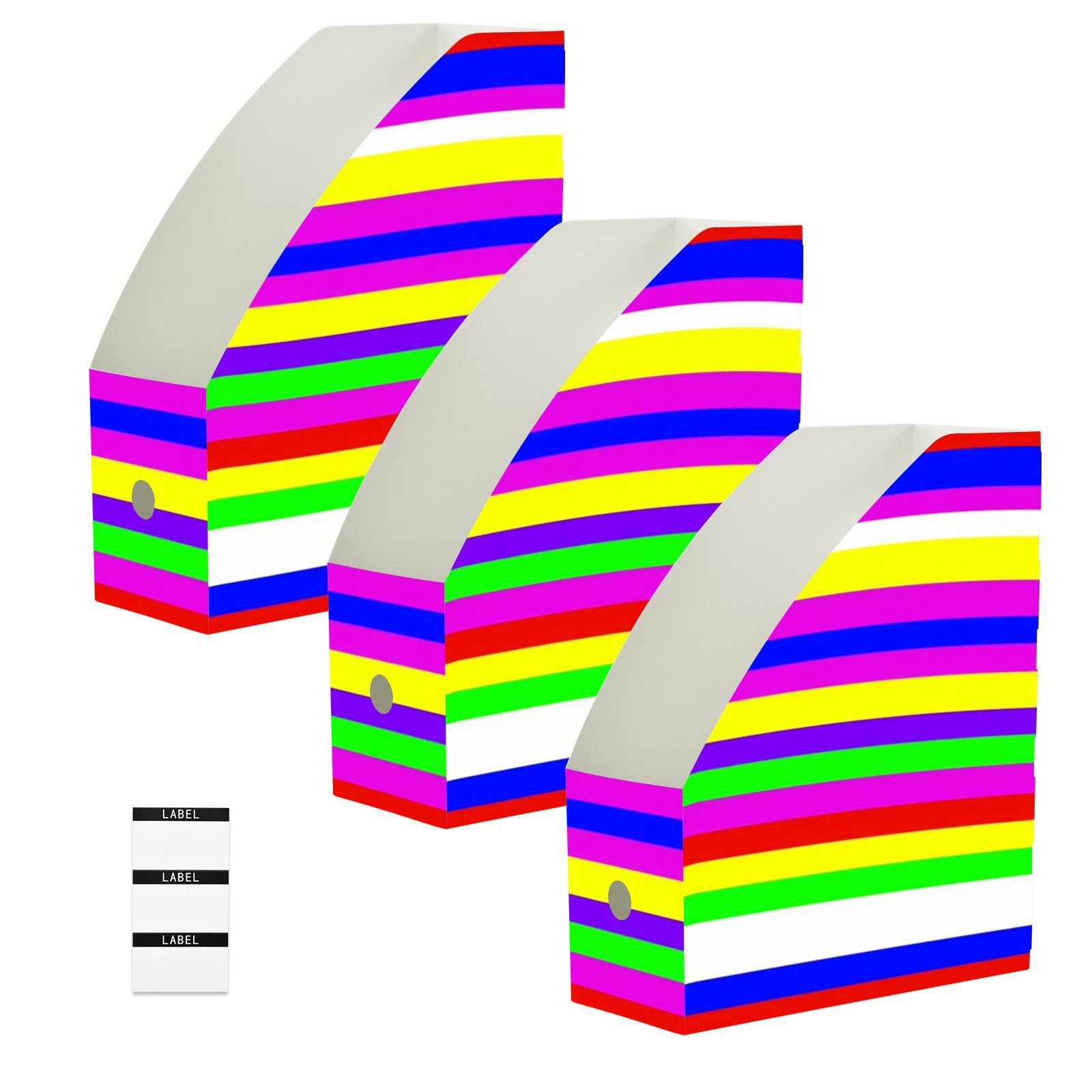 Arc-en-ciel traditionnel coréen dossier pliable pour classement coloré