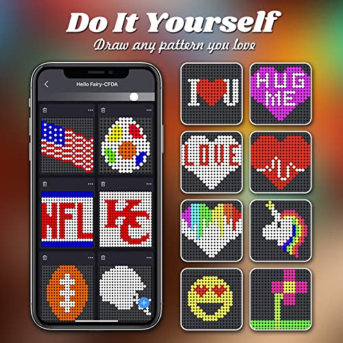 Avatar Controls American Flag Lights Curtain With 100+ Holiday Patterns, Programmable & Music-Sync, 400 Led 6.2Ft Rgb String Lights With Remote And App Control For Window Bedroom 4Th Of July Decor #TOP2