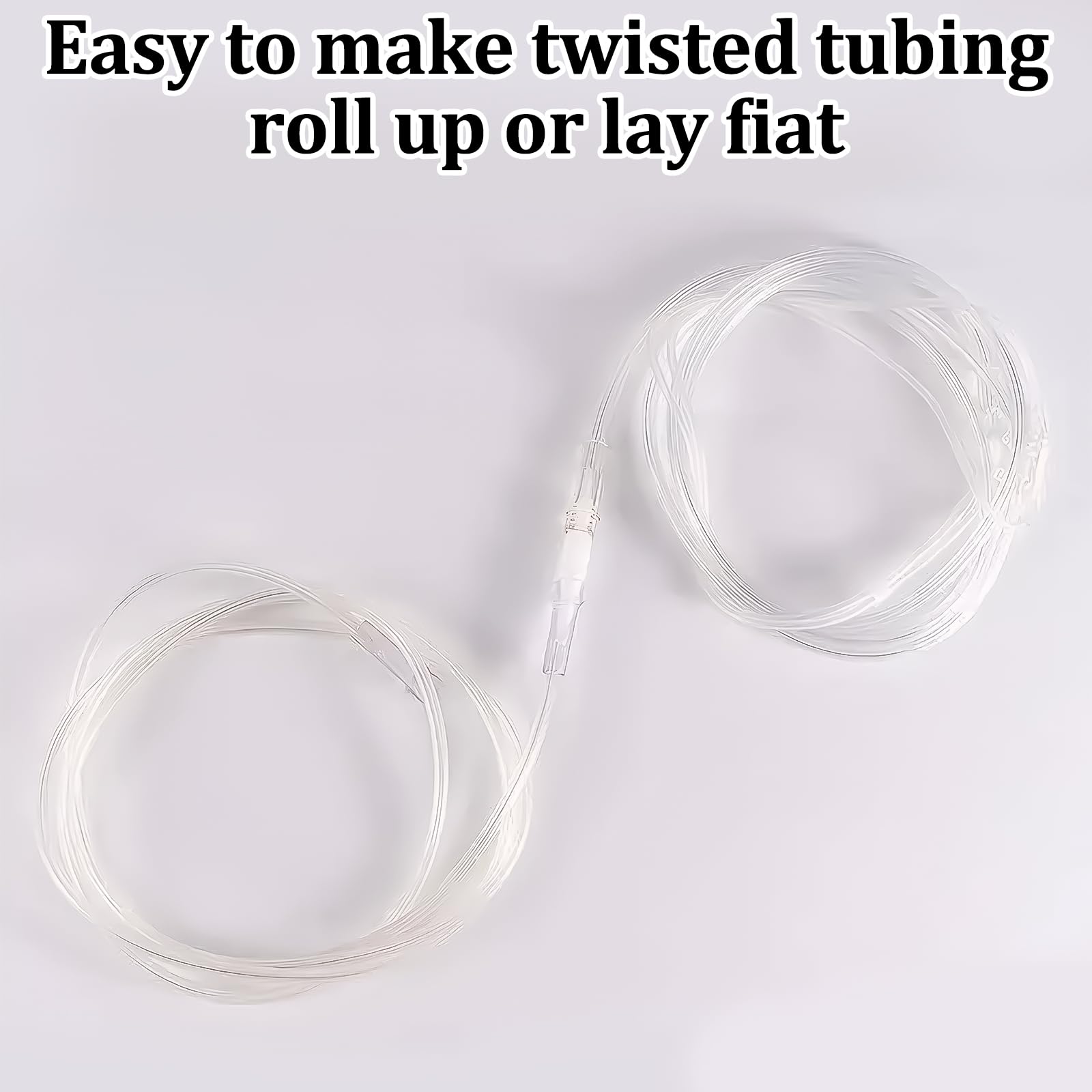 10x Drehbare Sauerstoffschlauch Verbinder | 360° Schwenkbar | Verhindert Schlauchverdrehung | Weiß