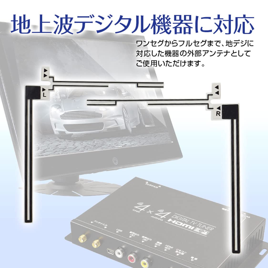 Amazon | MAXWIN(マックスウィン) 地デジアンテナ ワンセグ フルセグ