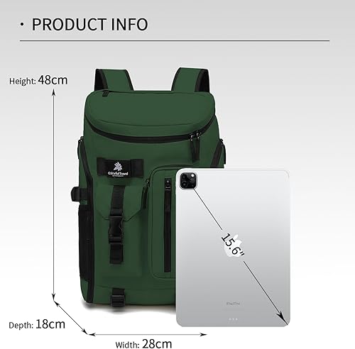 Miniatura 54 de Bolsa de lona para gimnasio, 4 vías, impermeable, con compartimento para zapatos, para viajes, deporte, senderismo, laptop, Cielo estrellado