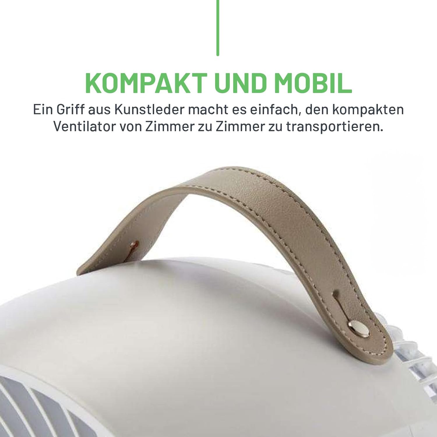 Meaco MeacoFan 1056 Ventilatore con Circolatore d’Aria Ultra Silenzioso con Telecomando, Ventilatore da Tavolo per Ufficio e Camera da Letto, 12 Velocità, Oscillazione 360°, Bianco