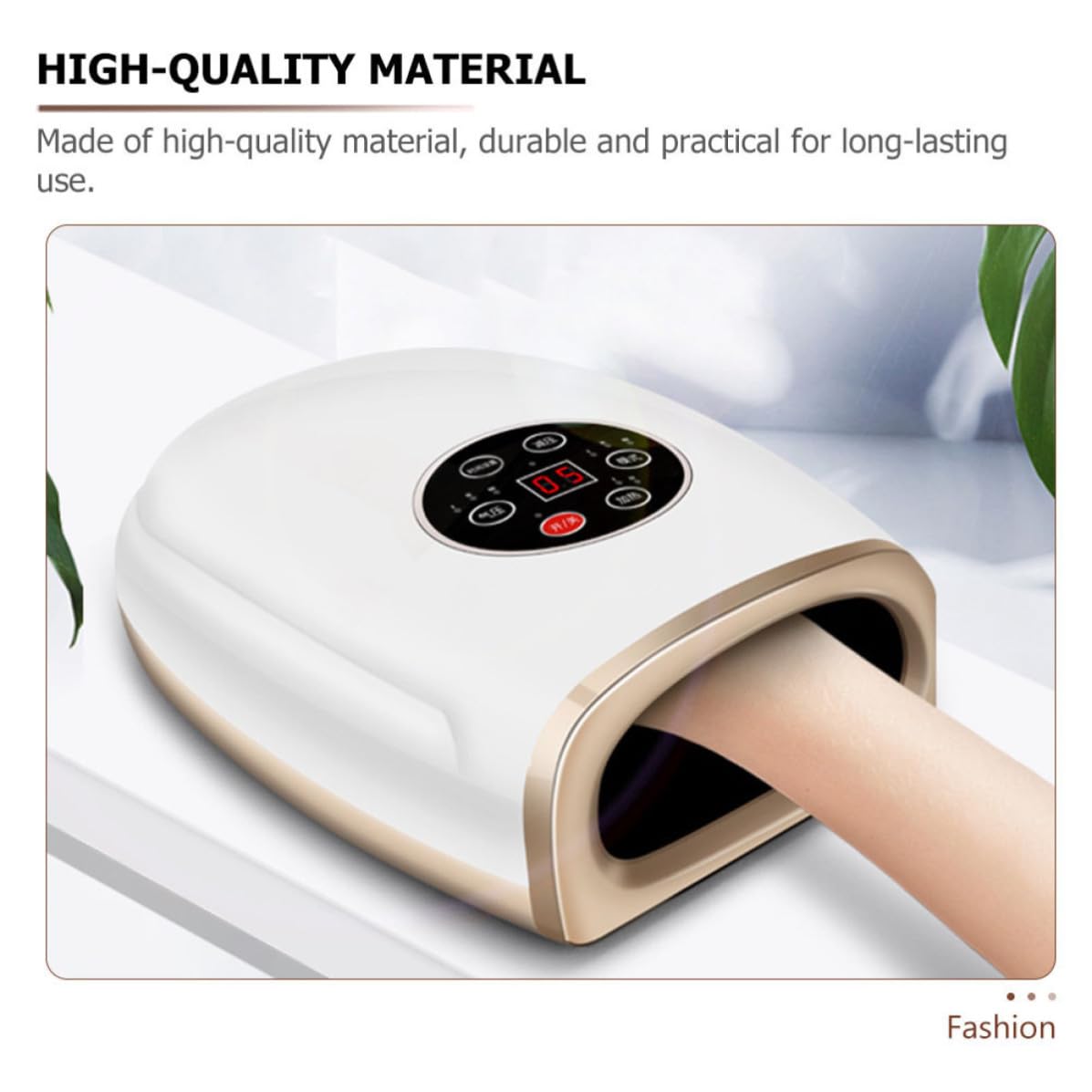 Elektrisches Handmassagegerät für Handflächen und Gelenke 6w Weiß