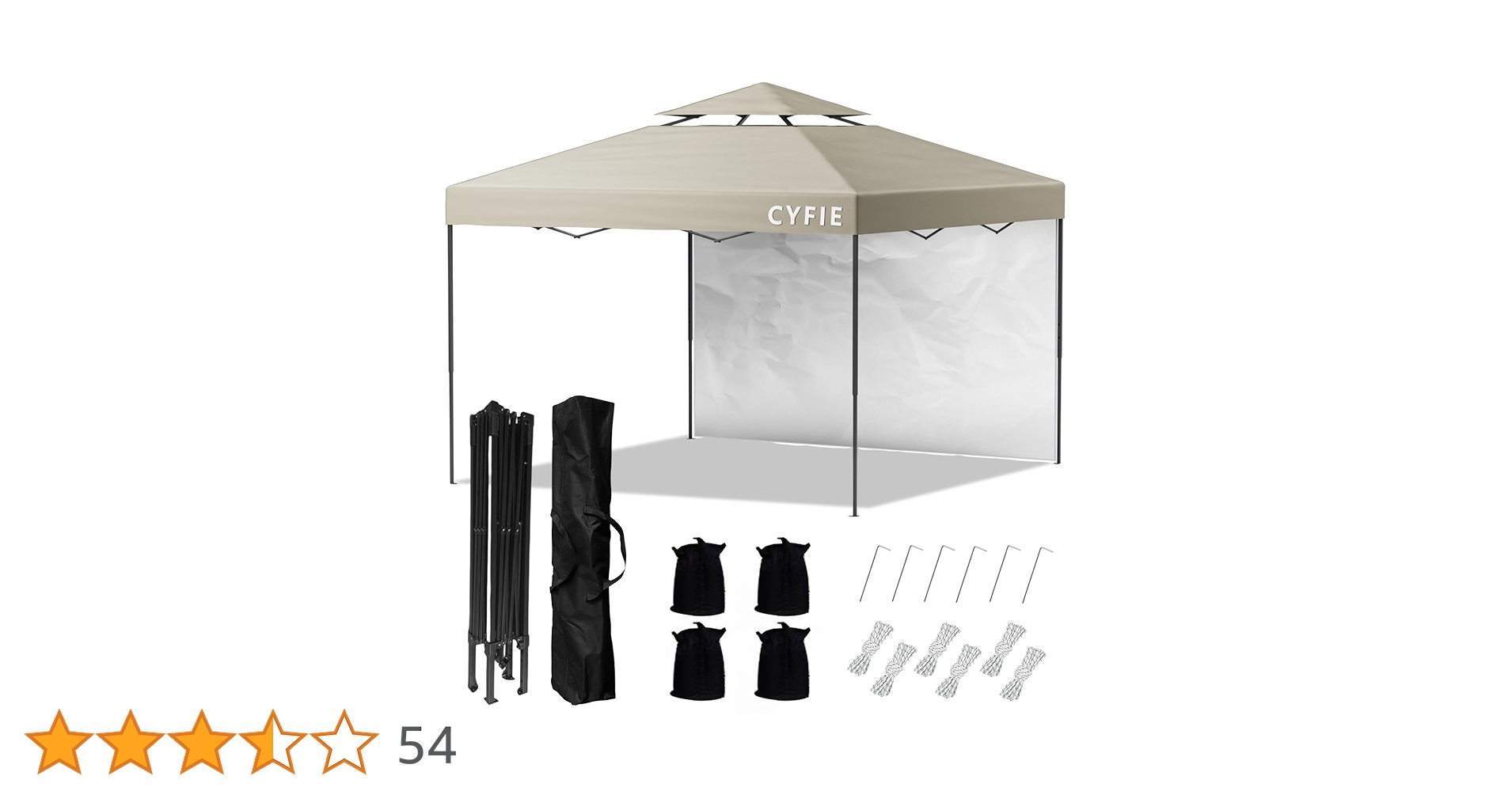 【CYFIE】タープテント 3mx3m ワンタッチテント 楽天市場】＼お買い物マラソン 10/30-11/1 ポイント5倍