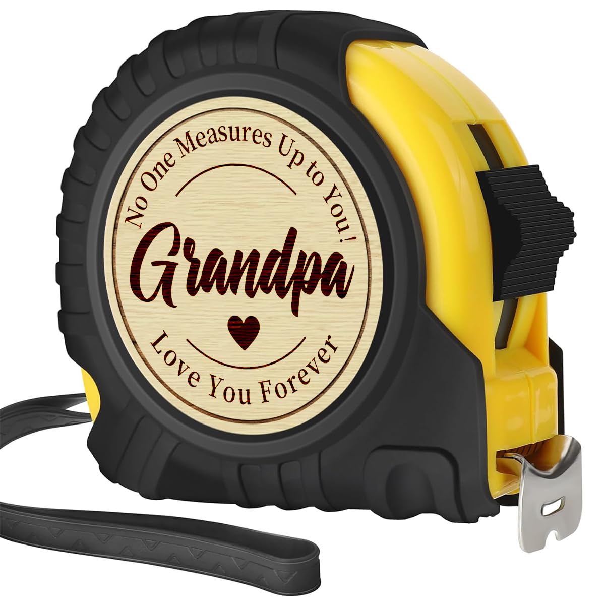 Grandpa Father's Day Gifts for Grandpa Papa Dad Tool Wood Worker Carpenter Christmas Birthday Gifts Idea for Papa Tape Measure 25 FT