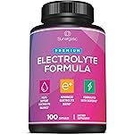 Premium Electrolyte Capsules - Support for Keto, Low Carb, Rehydration & Recovery - Electrolyte Replacement Tablets - Includes Electrolyte Salts, Magnesium, Sodium, Potassium - 100 Capsules