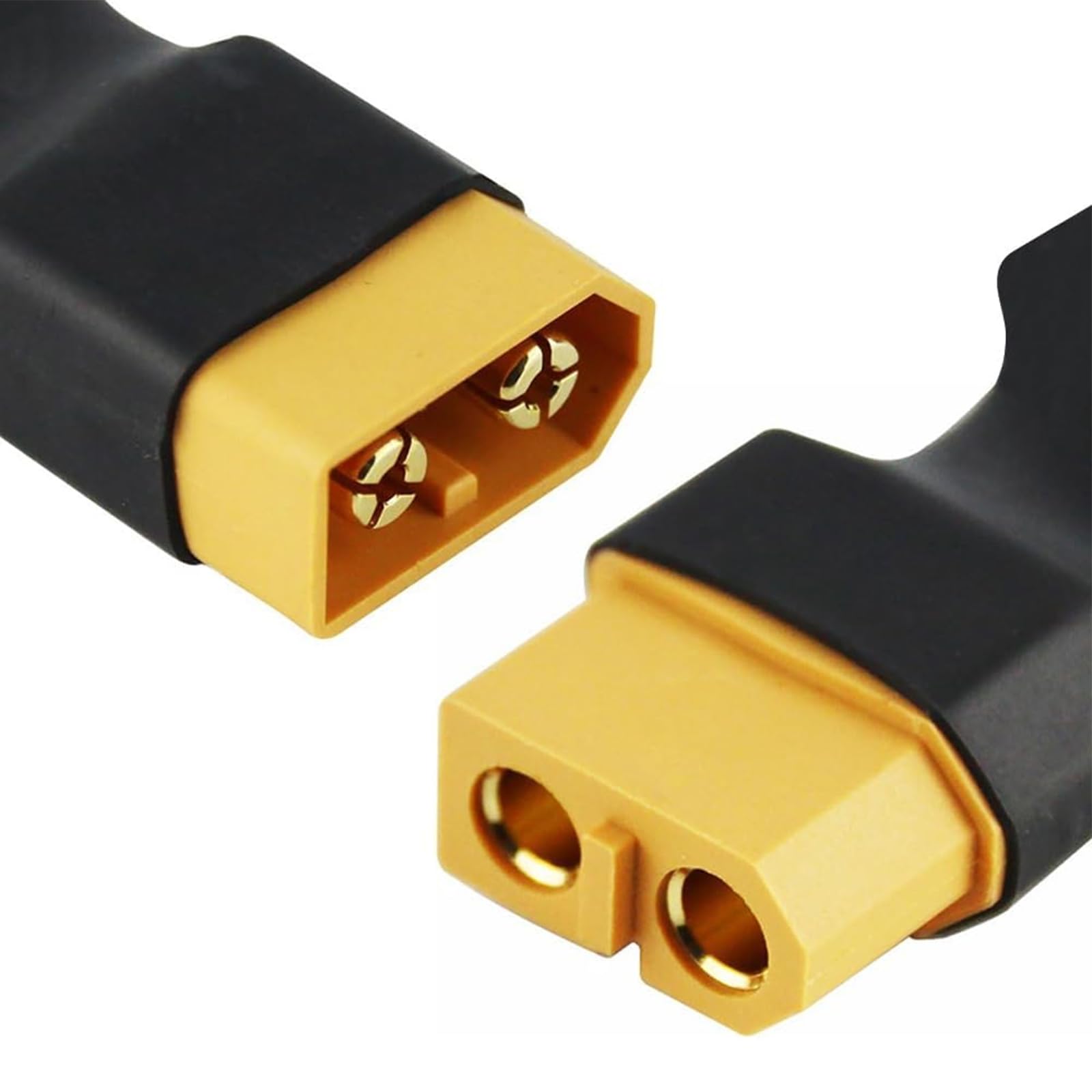 Powice 2 sztuki XT90 do XT60 adapter wtyczki, XT90 wtyczka do gniazda XT60
