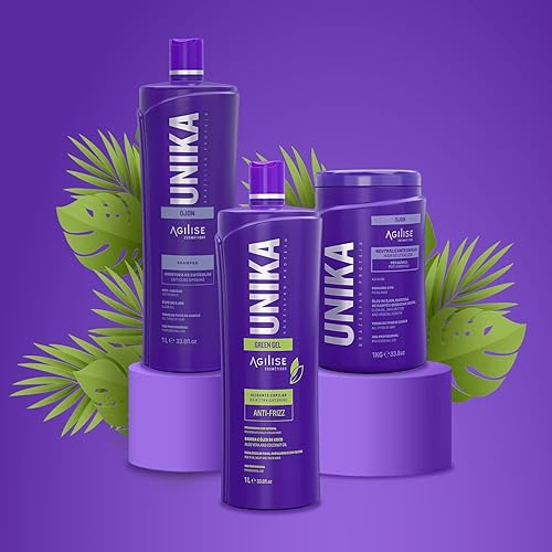 Miniatura 7 de AGILISE - Unika Green Gel Alisado - Productos para el cabello para mujeres, alisador de cabello - Productos para el cuidado del cabello con control