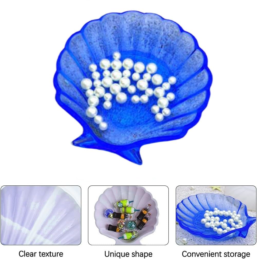 Stampo Silicone Conchiglie - Set 4 Pezzi + 12 Colori Per Resina - Foto 2