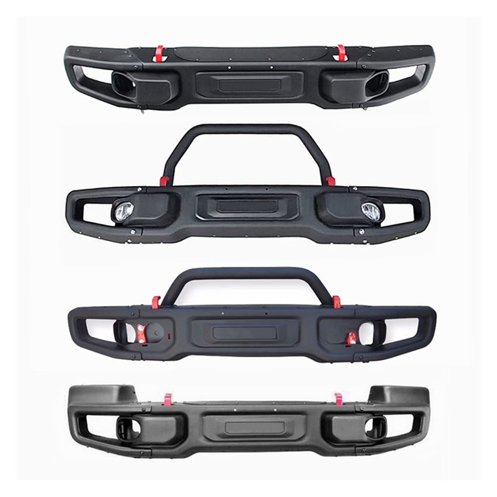 Auto Accessories Parts Rear Front Bumper Compatible For Jeep Wrangler JK
