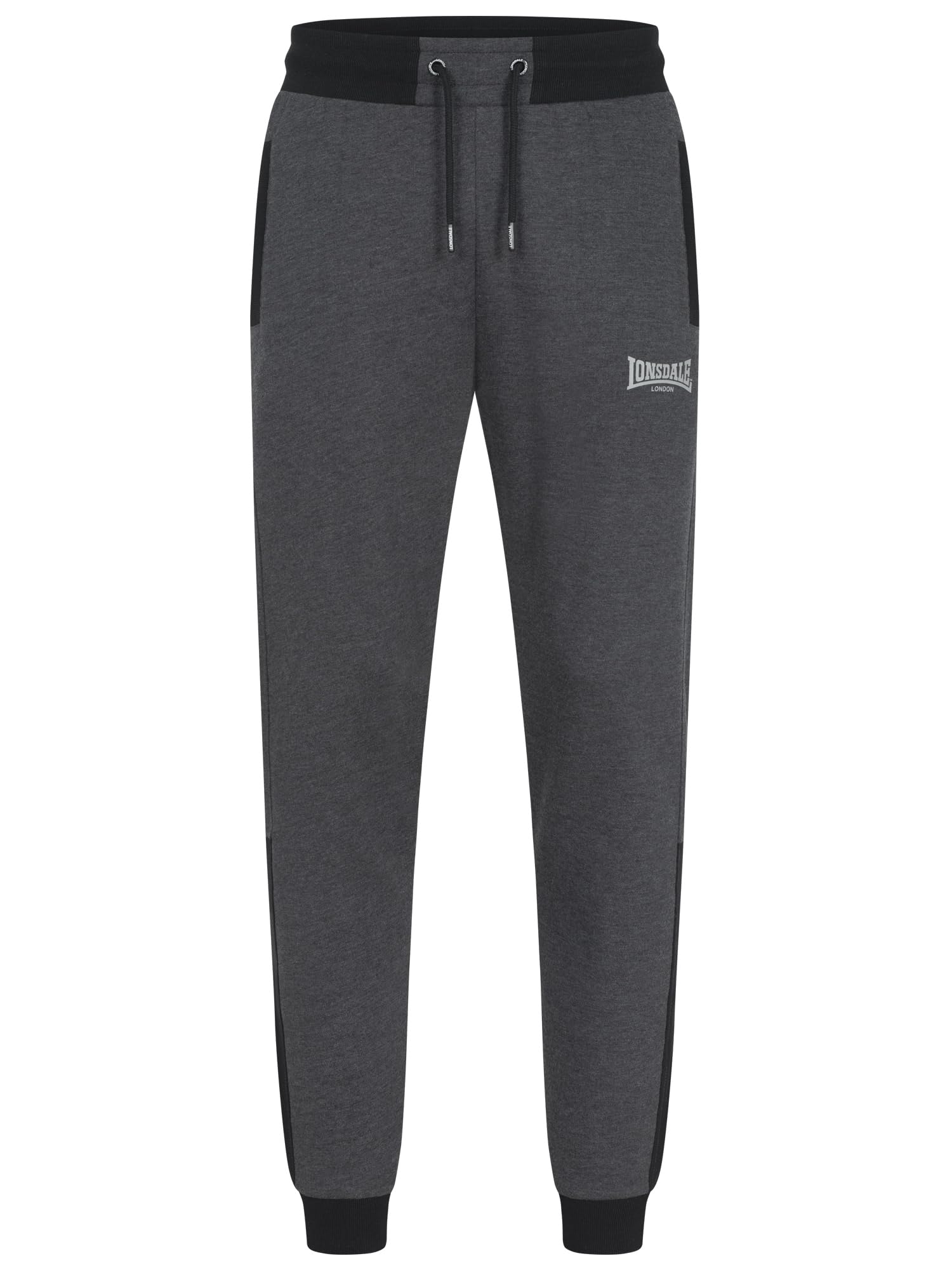 Lonsdale London Heckfield Hombre Pantalones de deporte Antracita Suelto