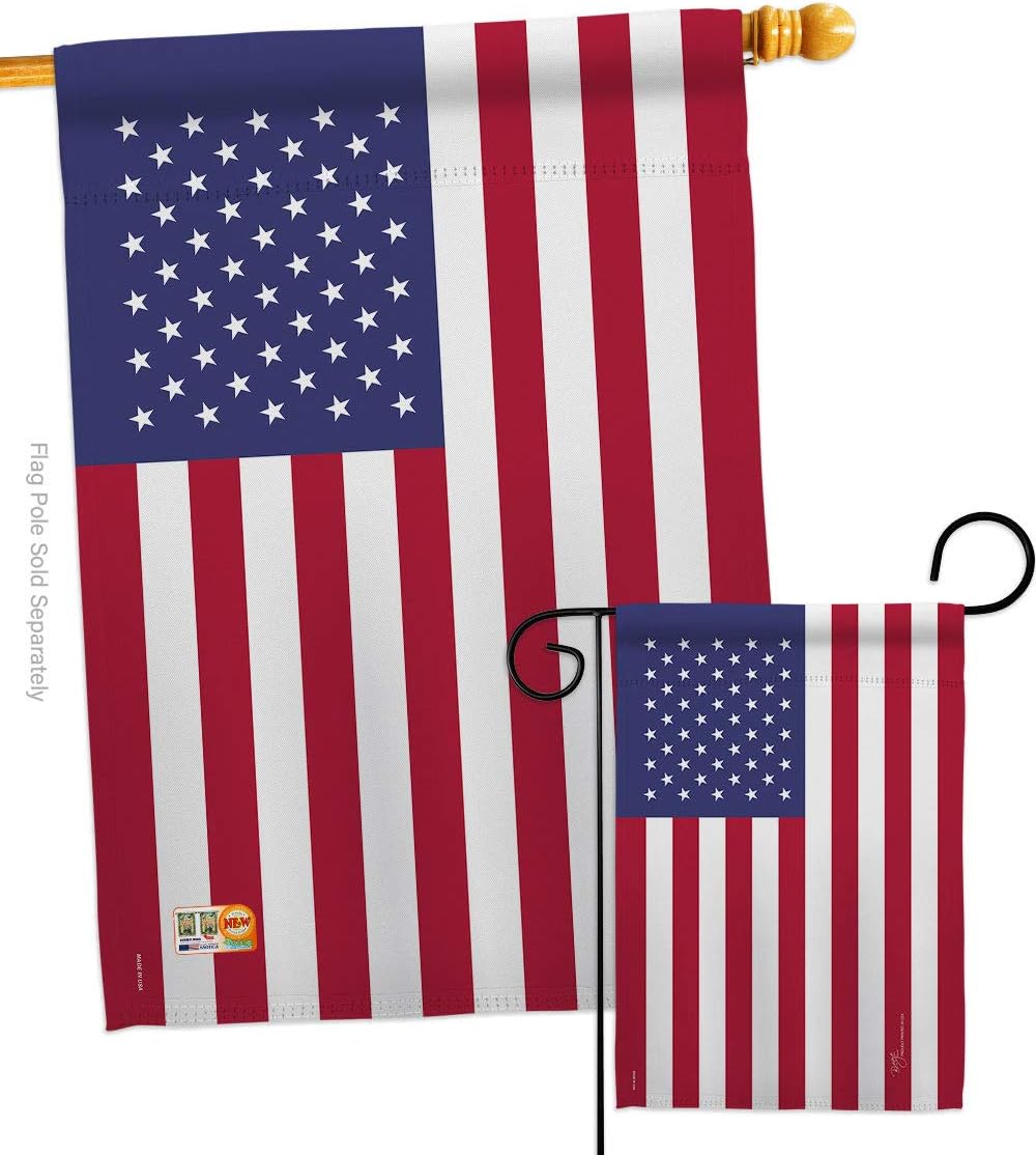 Nationality USA Garden House Flags Set Regional Nation International World Country Particular Area Small Decorative Gift Yard Banner Double-Sided Made In 28 X 40
