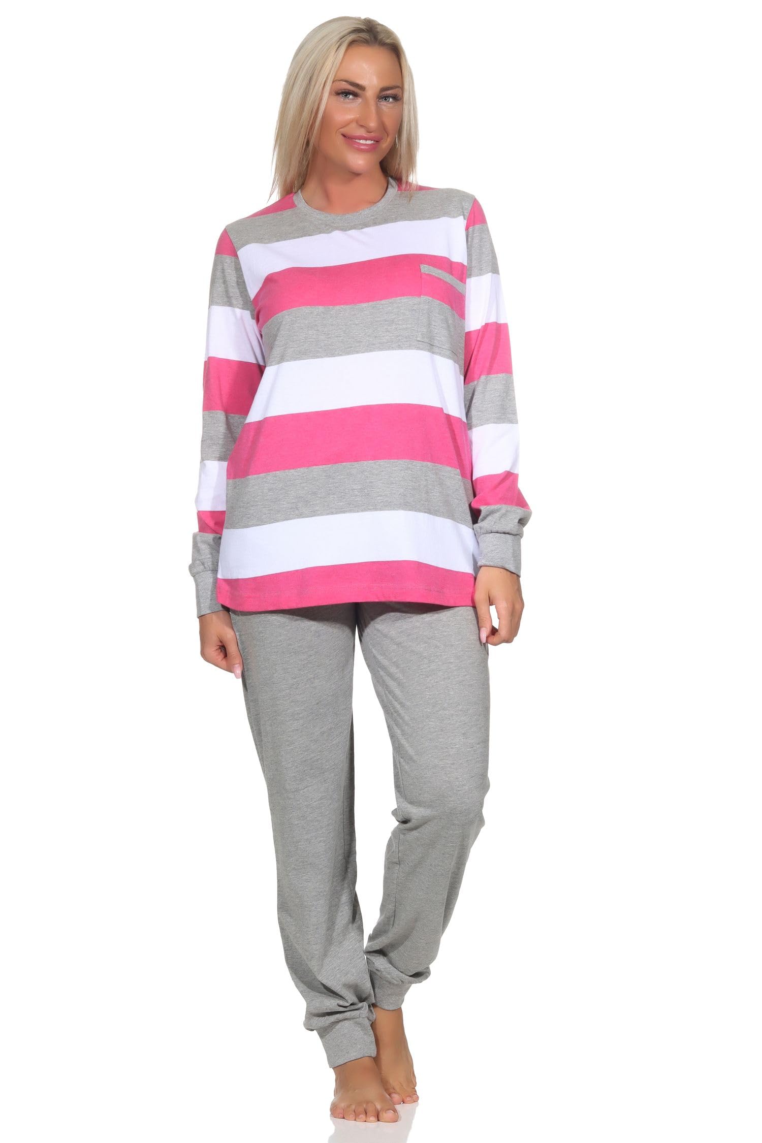 Pijama Botones Normann Pijama De Cuadros Normann Para Mujer - Manga Larga, Tallas Grandes Incluidas Pijama Mujer Normann