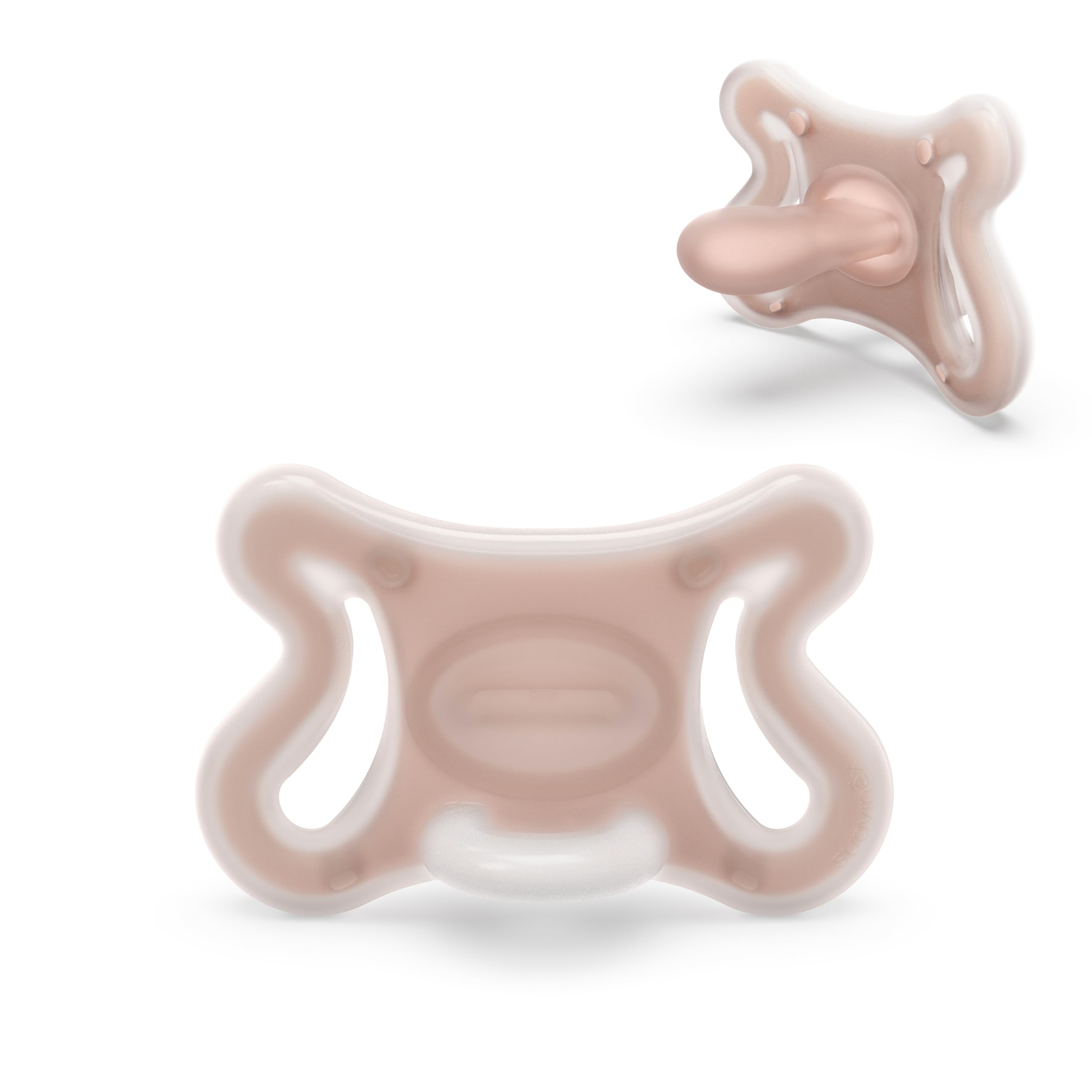 Suavinex, Ciuccio neonato Zero Zero tettarella simmetrica SX Pro bambini da 0 a 6 mesi, Ipoallergenico, per pelli sensibili, Silicone delicato, Rispetta l'allattamento al seno, Medium