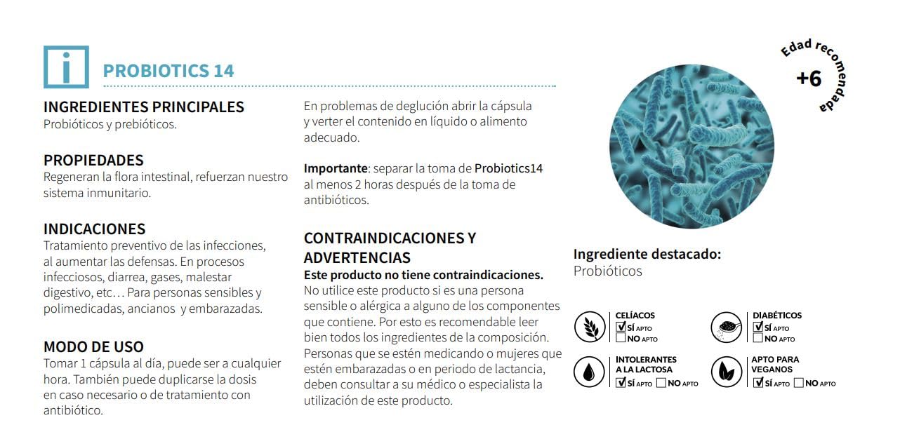Pack 2 Unidades | Probiotics 14-30 Cápsulas