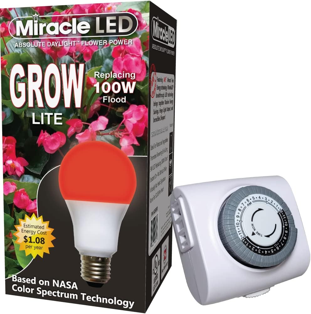 Miracle LED 609726 9W Red Spectrum Absolute Daylight Grow Light