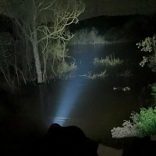 Miniatura 9 de Linterna LED blanca de 1000 lúmenes, E USB recargable impermeable compacta EDC Linternas de aplicación de la ley (amortiguación, uso de emergencia y