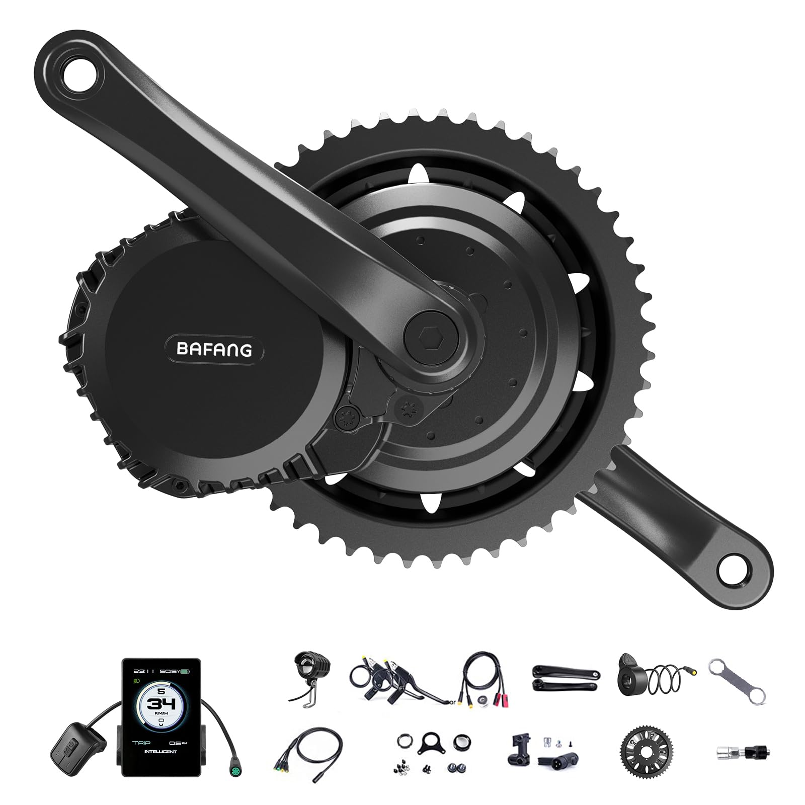BAFANG BBSHD 1000W 48V Ebike Motor com visor LCD 860C T44 Mid