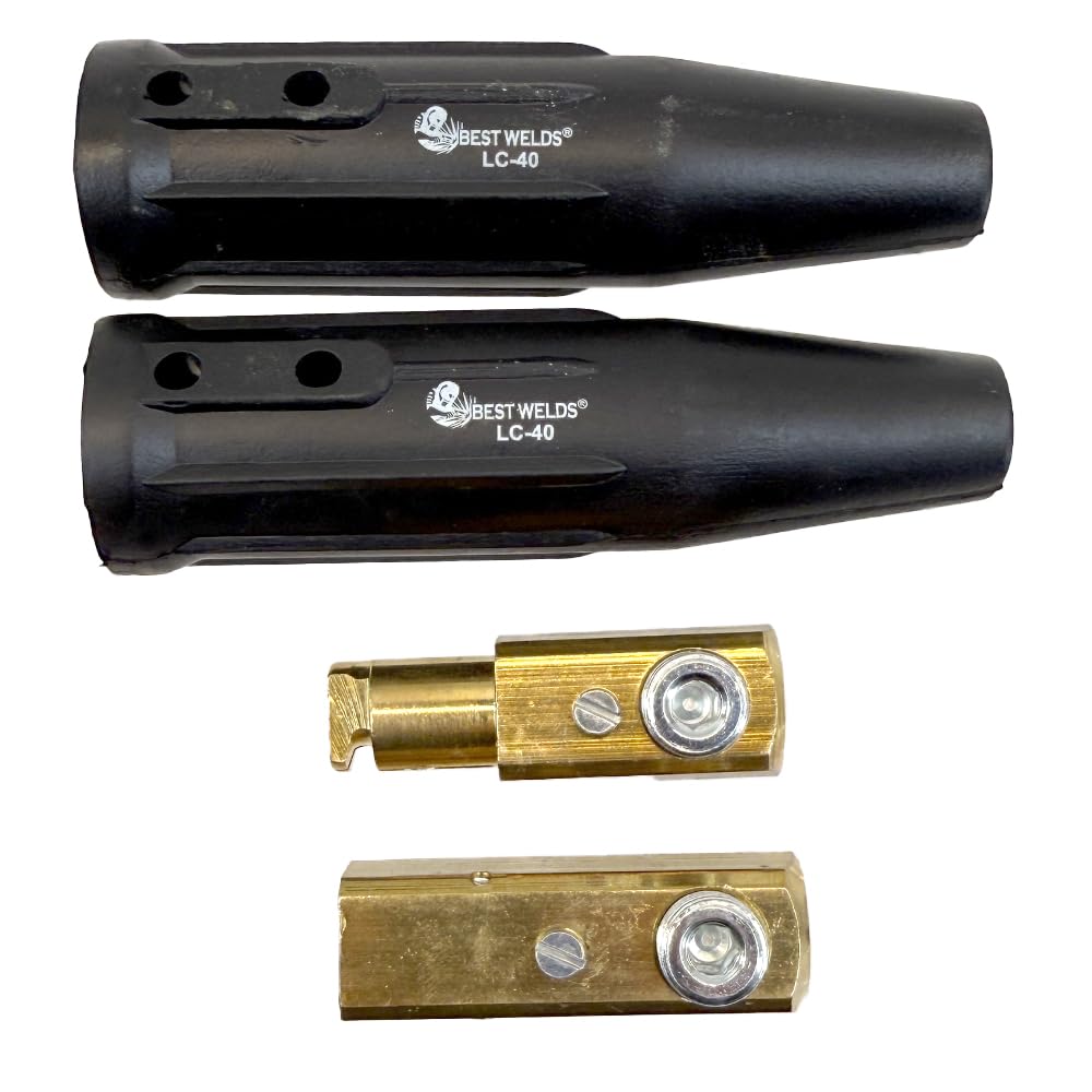 BEST WELDS 900-LC-40-BULK - Cable Connector, LC40 Male/Female, Ball Point Connection,