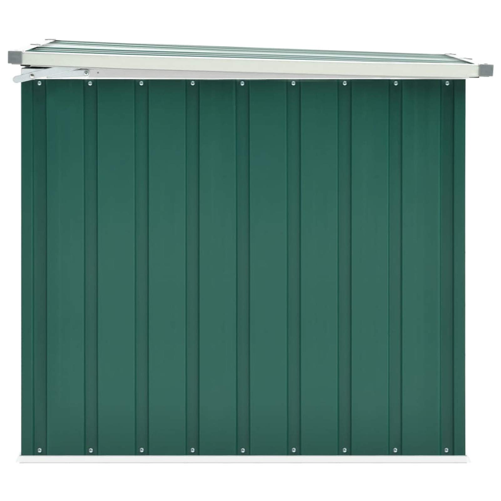 Festnight Baule da Esterno, Cassapanca Contenitore da Esterno, Baule Esterno Impermeabile, Verde 149x99x93 cm