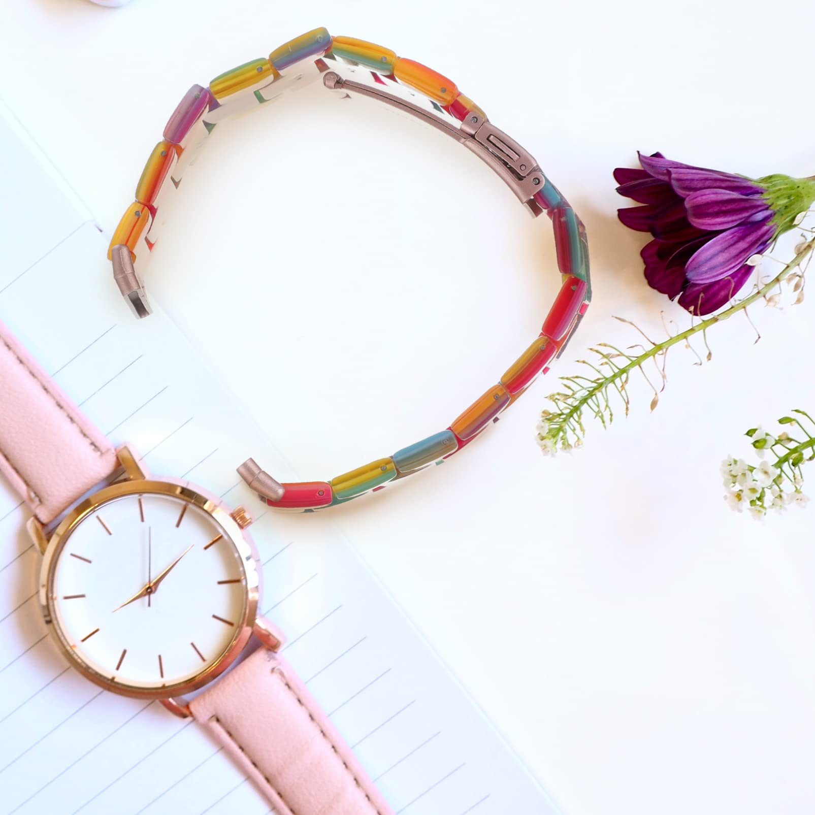 Housoutil Lot De 3 Bracelets De Montre Compatibles En Résine Bracelet De Rechange Ergonomique Et Confortable Pour Montre Connectée