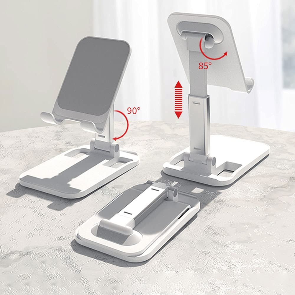 XIANGFASJZ Soporte Movil Teléfono móvil Soporte Teléfono Móvil Desktop Stand Lazy Flat Teléfono Móvil Soporte Soporte Marco de Soporte Casa Plegable