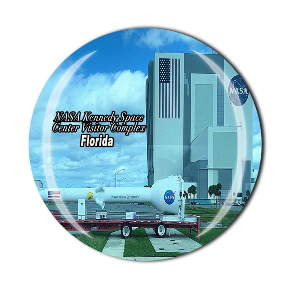 NASA Kennedy Space Center Visitor Complex Merritt Island Florida USA Fridge Magnet Souvenir Gift