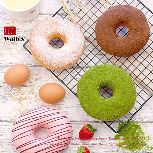 Walfos Silikon Donut Formen – Backform für Donuts und Muffins