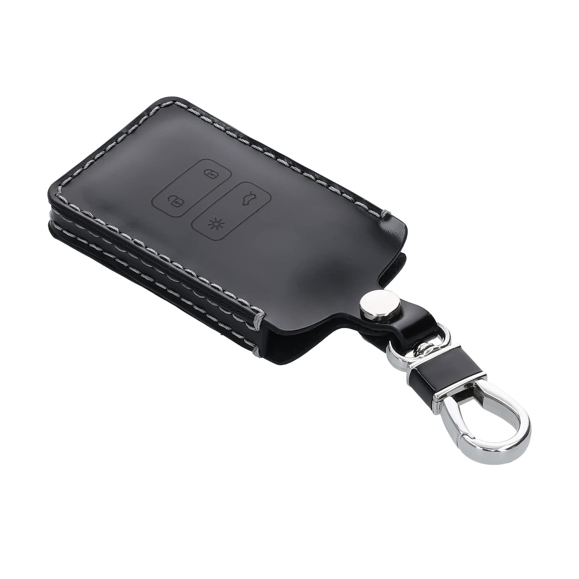 Kwmobile Cover Rigida Per Chiave Renault | Protezione Anti Graffio E Urto | Custodia Nero Compatibile Captur/Clio/Duster