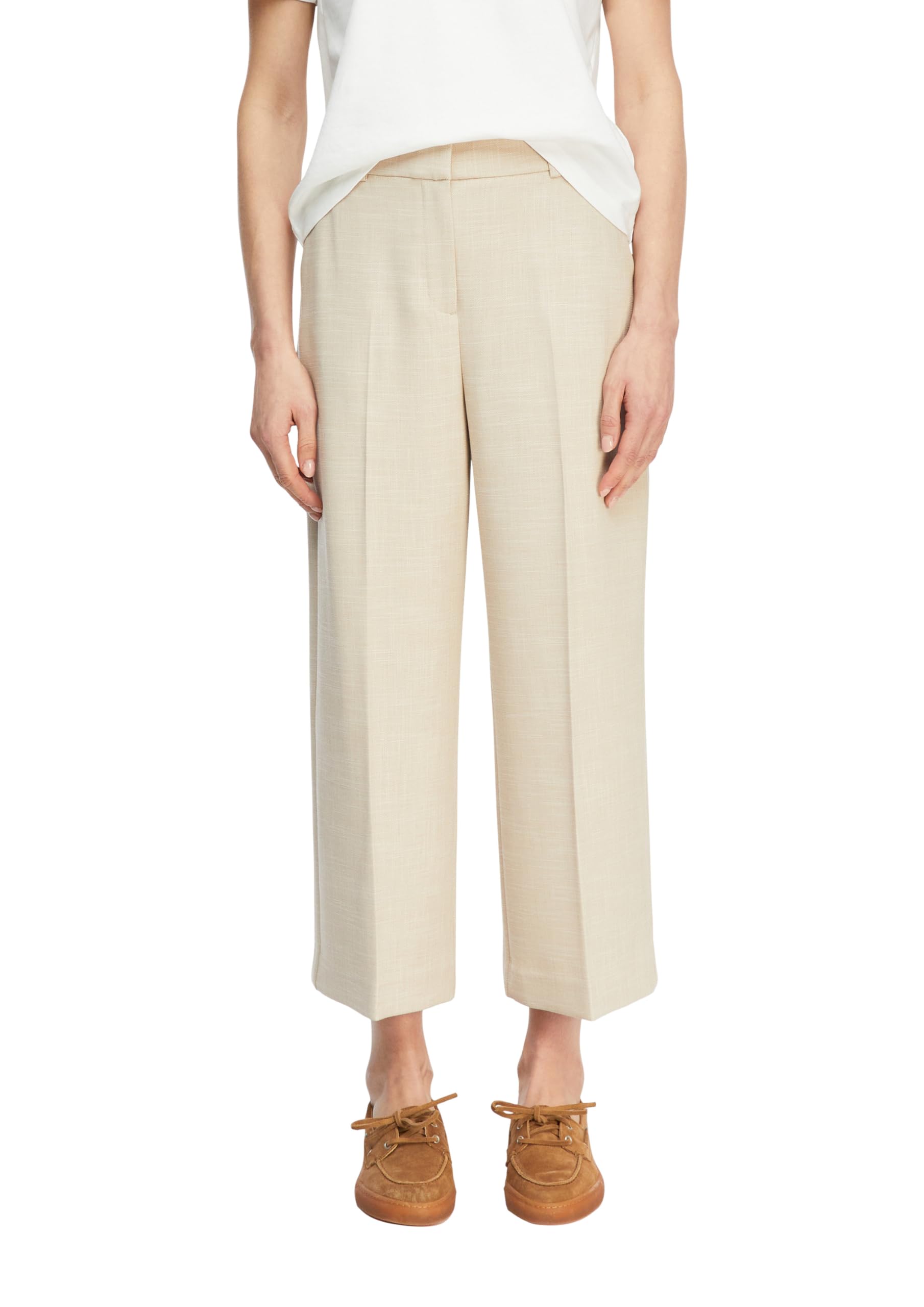 Comma Strukturierte Culotte mit Eingrifftaschen