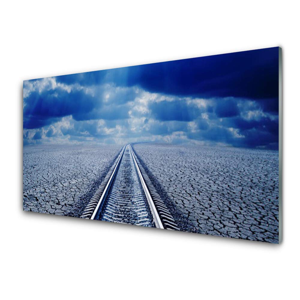 Plastique imprimes Tulup 125x50cm pour decoration murale legere et solide