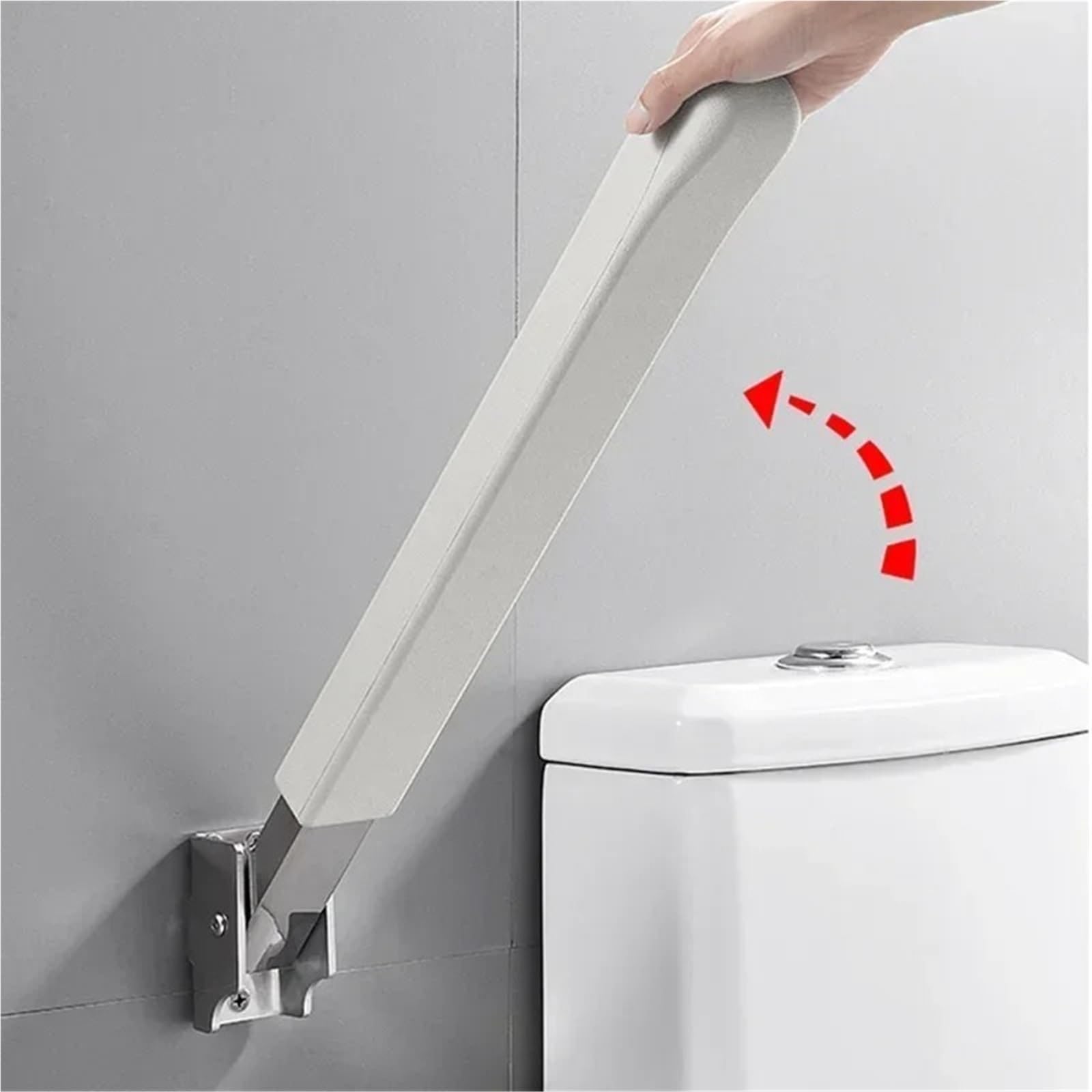 Barras de Apoyo para baños Pasamanos Plegables de Acero Inoxidable para baño, Barras de Apoyo de Seguridad para Ducha para Personas Mayores y discapacitadas.(62cm)