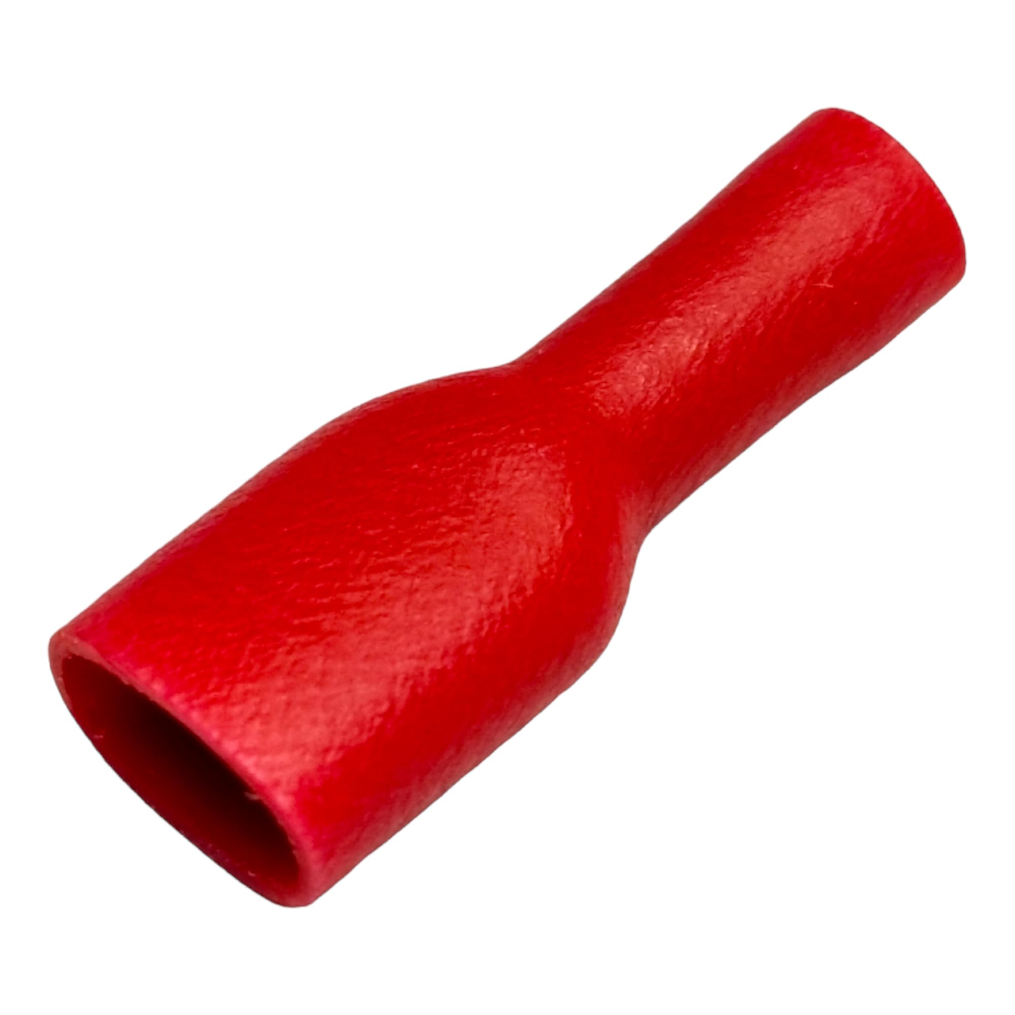 Women's Red 100 Pack Of Fully Insulated Spade Terminals - 2.8Mm (0.8 Tab Thickness) - Premium Pre-Insulated Crimp Terminals
