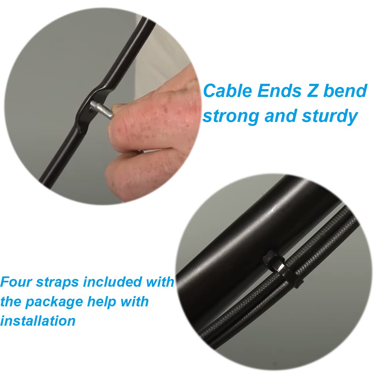 ZAMDOE 746-04230 Cable de transmisión de Embrague para MTD para Cub Cadet para Yard Man Snowblower Snow Thrower 746-04230 746-04230A 946-04230 946-04230A Cable de barrena