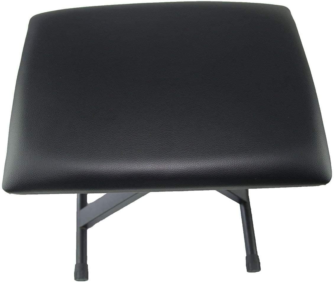 Banqueta Teclado Mod. KD-01 Qbano, Altura Regulable en 3 Niveles, Plegable, Color Negro.