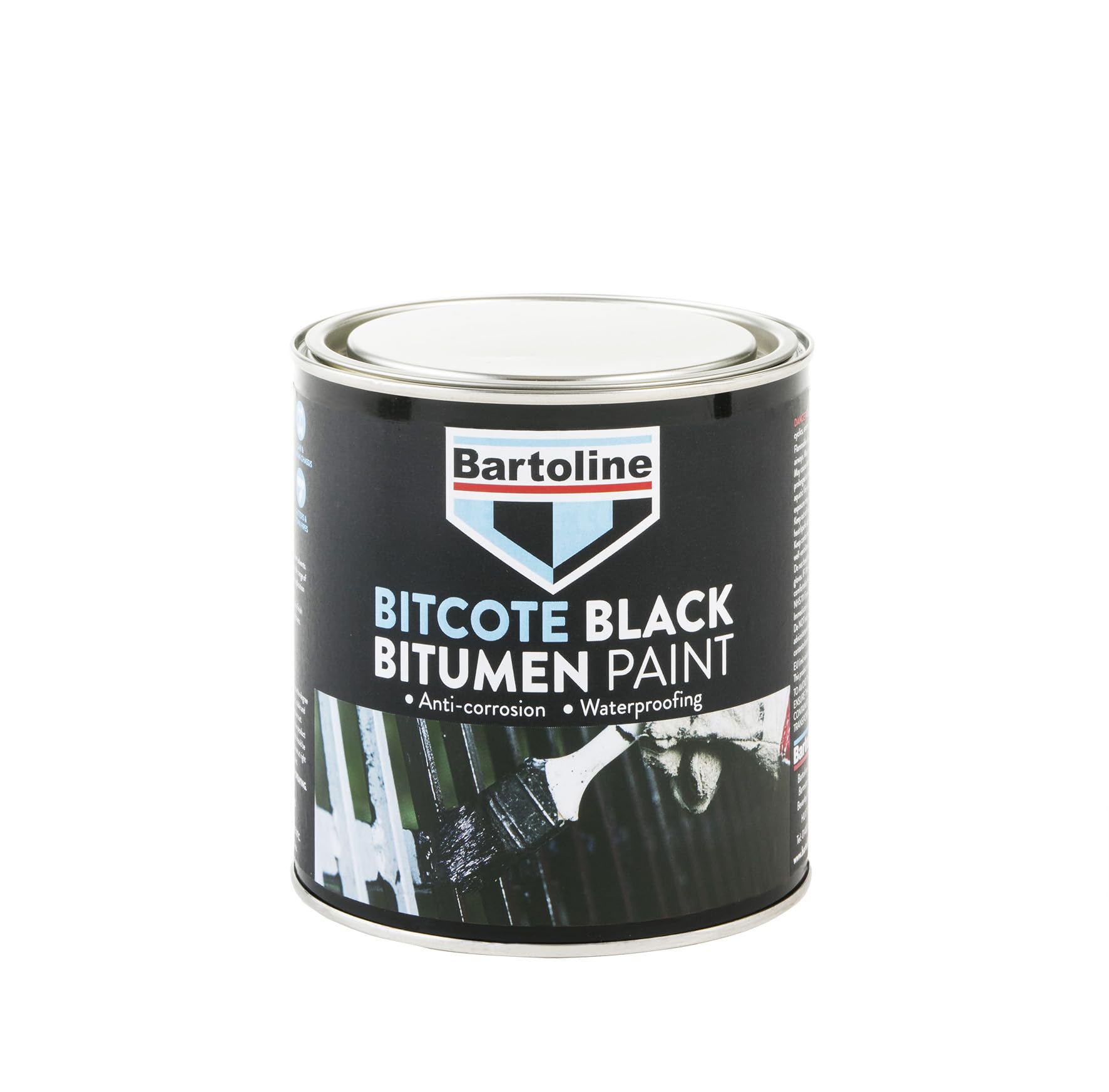 Bartoline Bitcote Black Bitumen Paint Anti-Corrosion Waterproofing Flexible 1L from B&Q