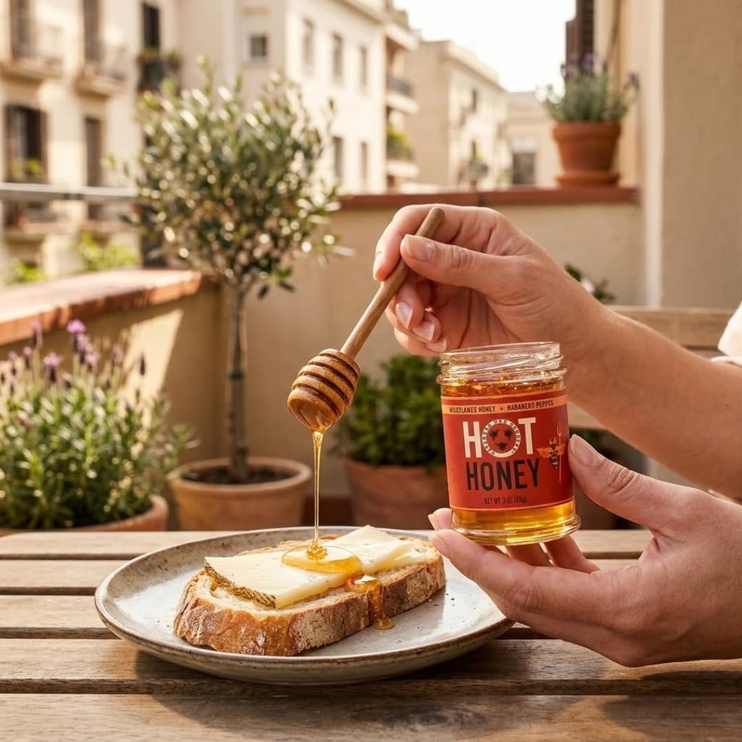 Amazon.com : Savannah Bee Co Hot Honey (3 oz) – Drizzle for Snacks