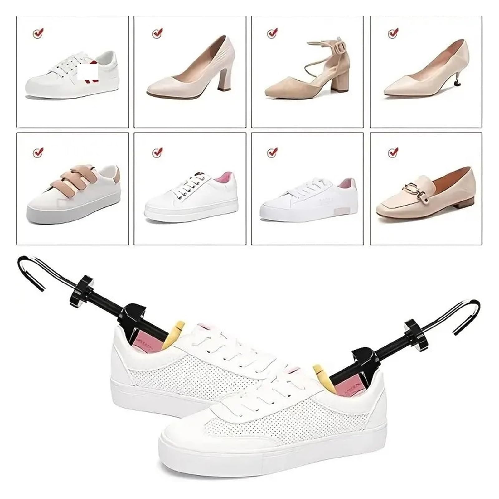 Embauchoir réglable pour homme et femme - 1 embauchoir pour ajuster la longueur et la largeur (femme 36-42)