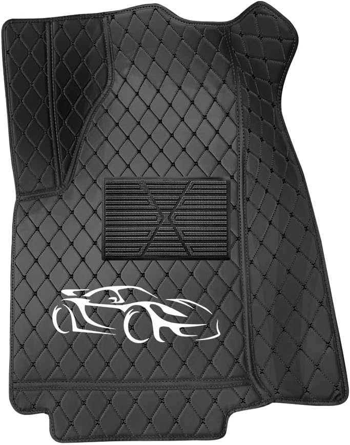 Car Mats for Infiniti QX80 2014 Seven Seater Floor Mats Full Set All Weather Anti-Slip Carpet Durable Full Coverage Rugs Custom Fit Mats