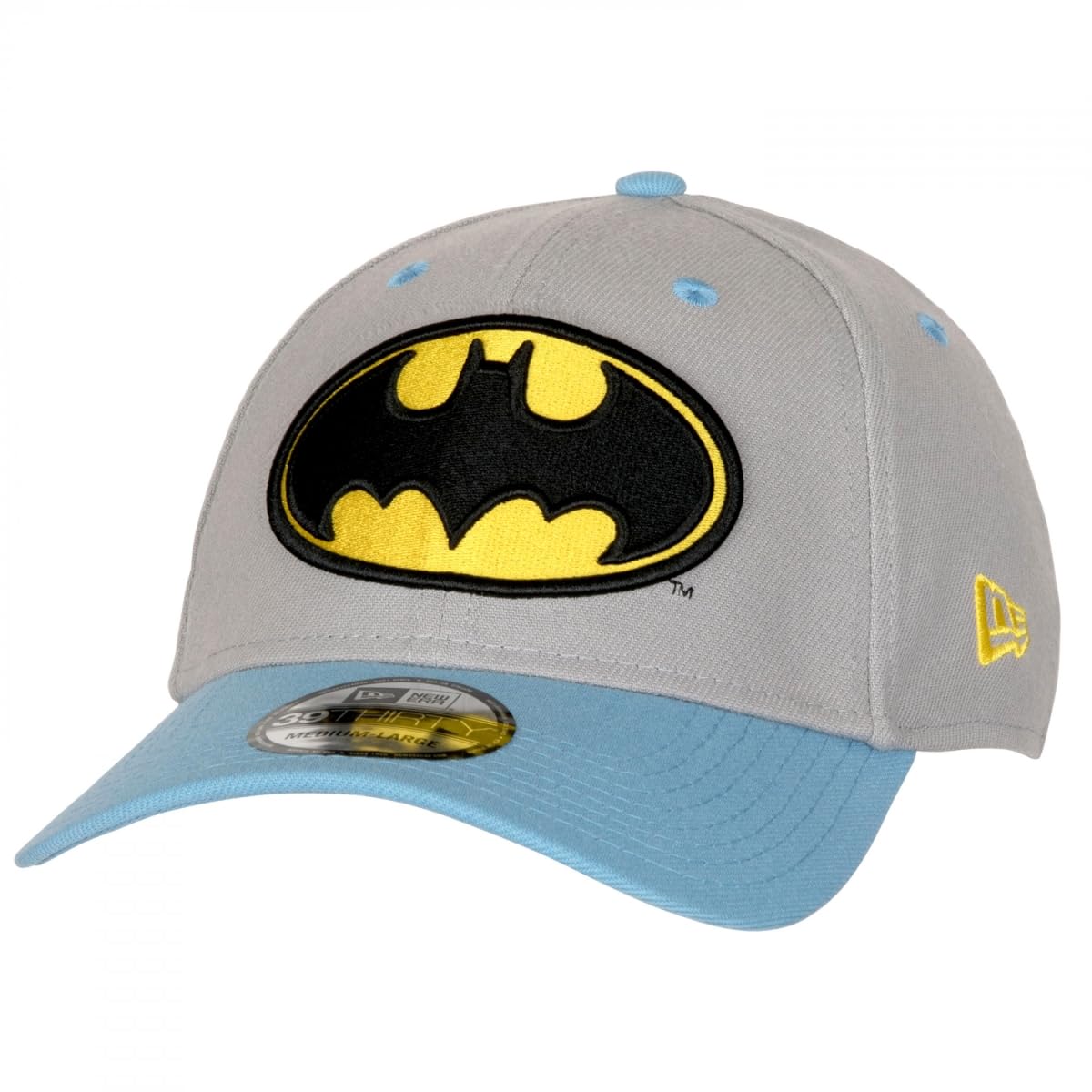 New Era Batman Vintage Colorway 39Thirty Fitted Hat (as1, Alpha, m, l, Medium/Large) Multicolor