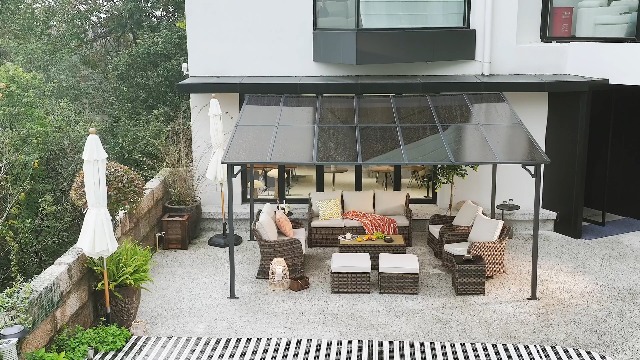 Amazon.com : MEISSALIVVE 10' x 14' Wall Mounted Lean to Metal