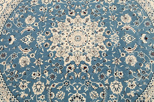 RugVista, Nain Emilia, Teppich, Mittelflor, ∅ 200 cm, Rund, Oeko-Tex Standard 100, Polyester, Flur, Schlafzimmer, Küche… – Bild 5
