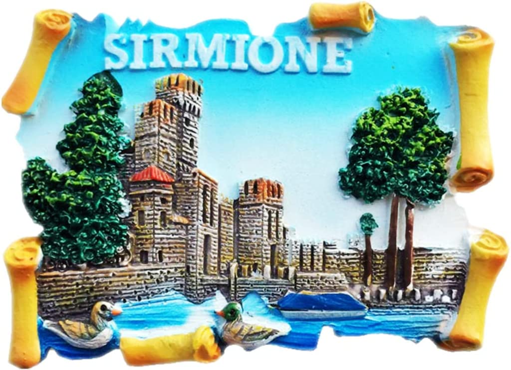 Altko Sirmione Italy Magnet Fridge Refrigerator Magnet Decoration Sticker Souvenir Resin Crafts Kitchen Whiteboard