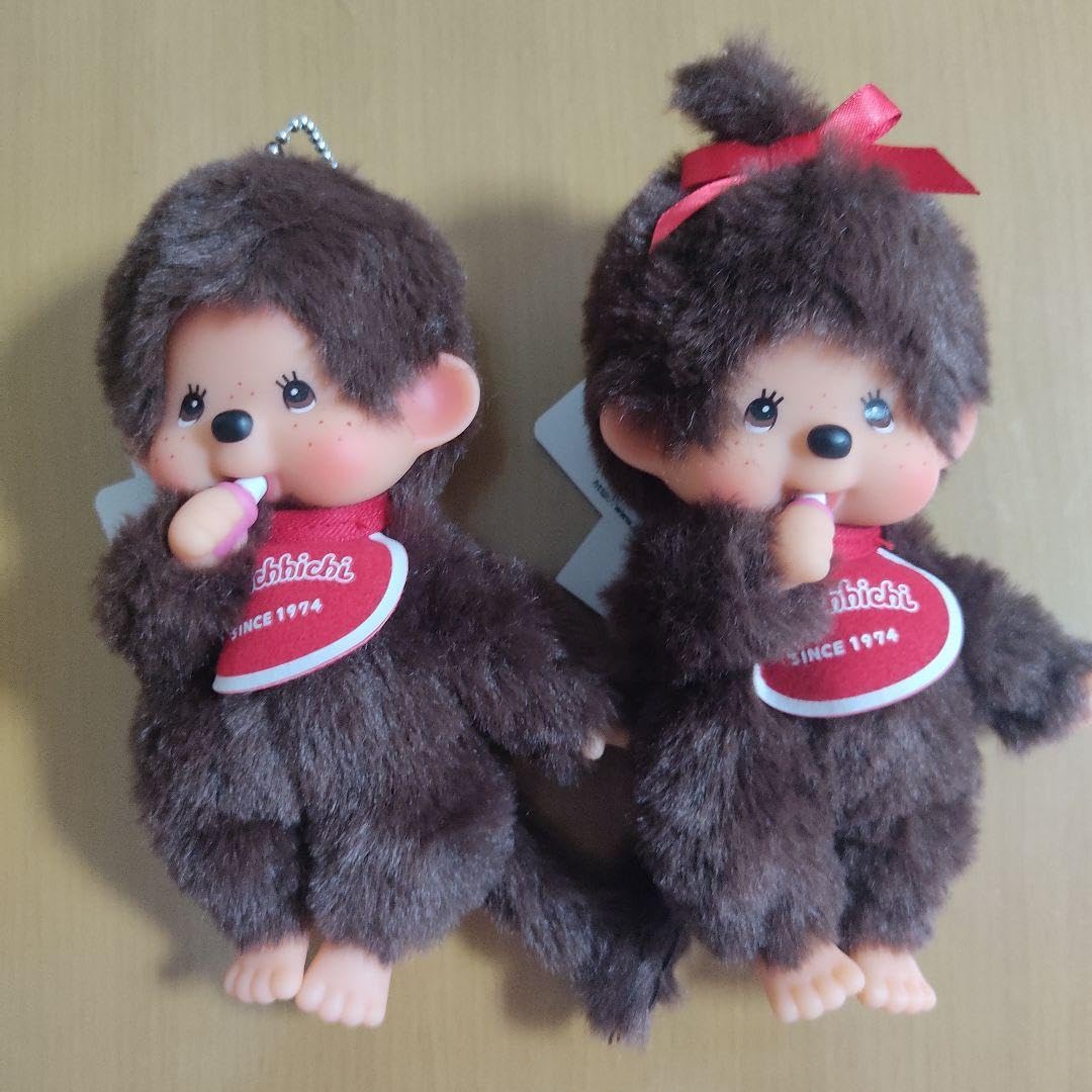 Amazon.co.jp: モンチッチ キーチェーン 男の子 女の子2個セット 
