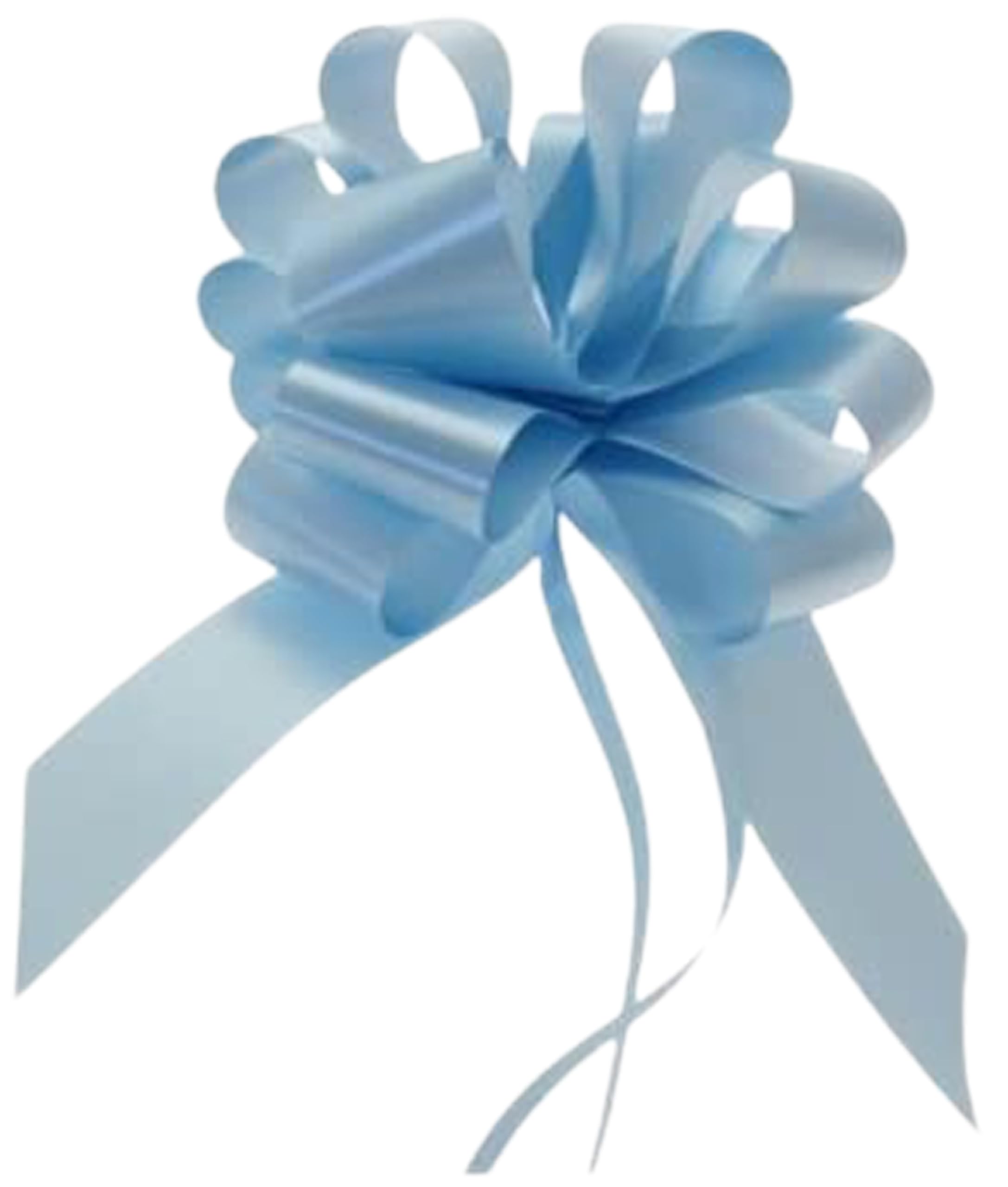 Star New Flower Spa Fiocco Rapido Azzurro Celeste 50 mm (50 Pezzi) Addobbi Decorazioni Nascita Bimbo