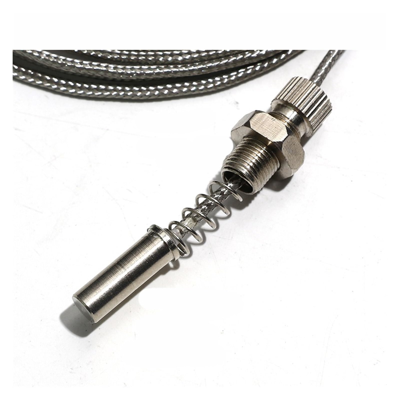 Sensor de temperatura PT100 de resistencia térmica final de WZPM-201 M8*0,75/M10*1 1/2/3/4/10M(Pt100 M10x1,Cable length 3 meters)