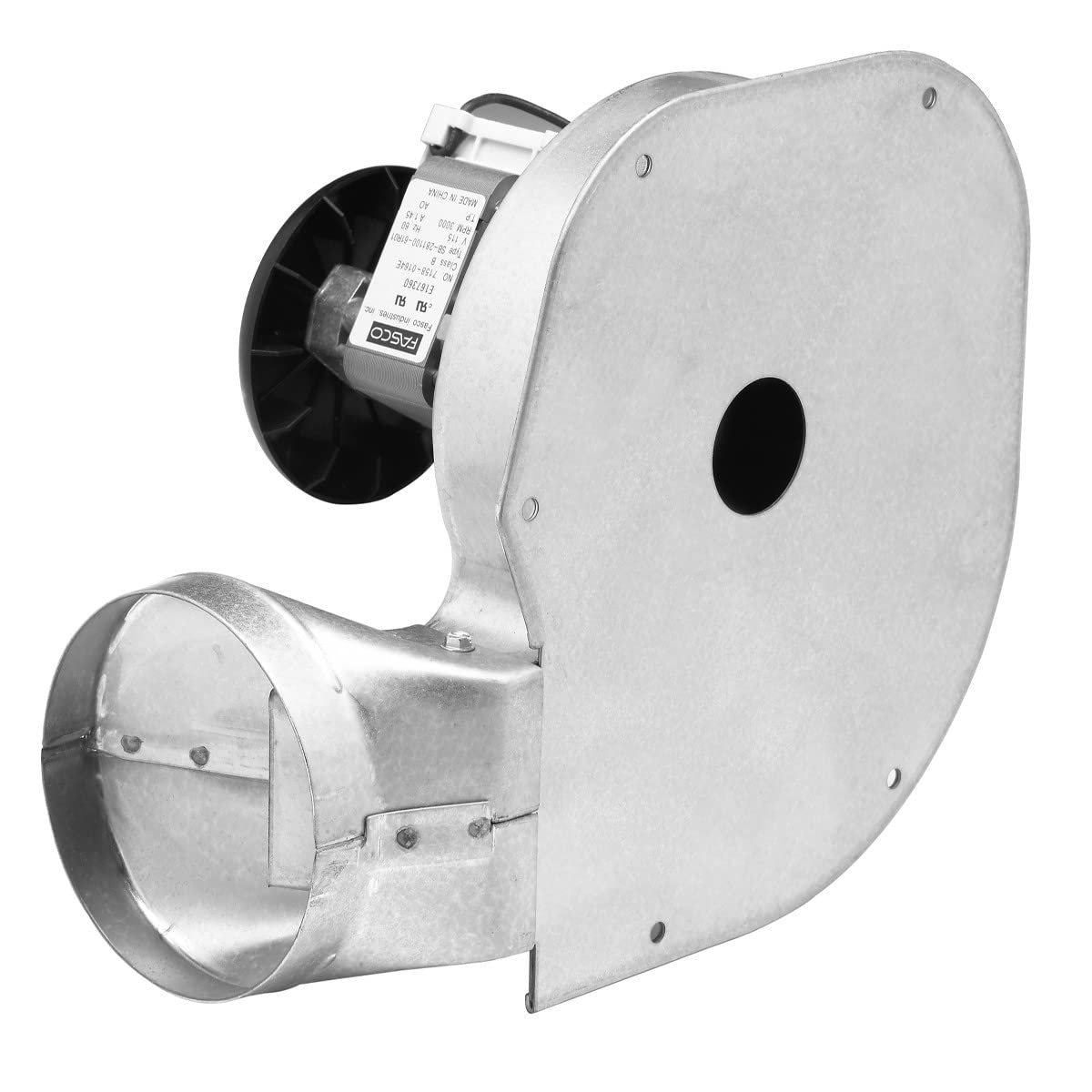 Fasco A268 Shaded Pole OEM Replacement Specific Purpose Blower with Ball Bearing, 1/45HP, 3000rpm, 115V, 60Hz, 1.4 amps