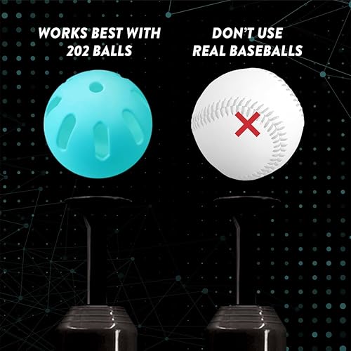 Miniatura 6 de Bandit Sports Camiseta de entrenamiento de béisbol Popper 202, camiseta de golpear para columpios perfectos, máquina de bateo para practicar golpear